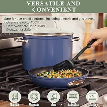 新品 MARK&LONA Amazon.com: Nuwave Healthy Duralon Blue Ceramic Nonstick